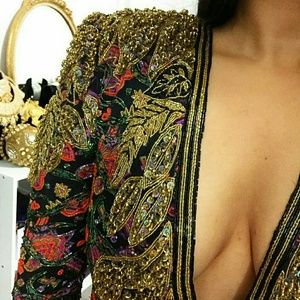 COPY - Embellished Long-sleeve Mini Dress